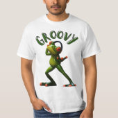 Groovy Green Frog T-shirt (Voorkant)