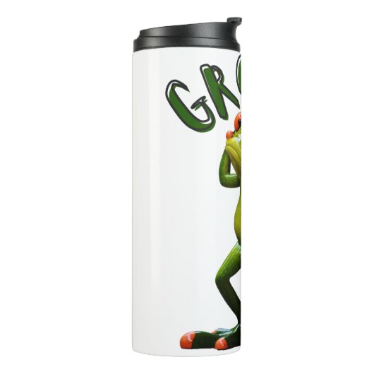 Groovy Green Frog Thermosbeker (Gedraaid links)