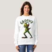 Groovy Green Frog Trui (Voorkant volledig)
