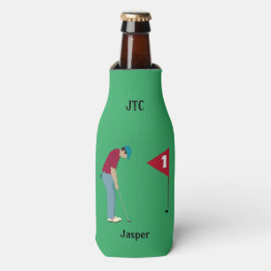 Groovy Green Golfer Thgerespecteerd Flesjeskoeler