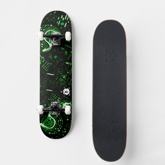 Groovy Green Persoonlijk Skateboard (Voorkant)