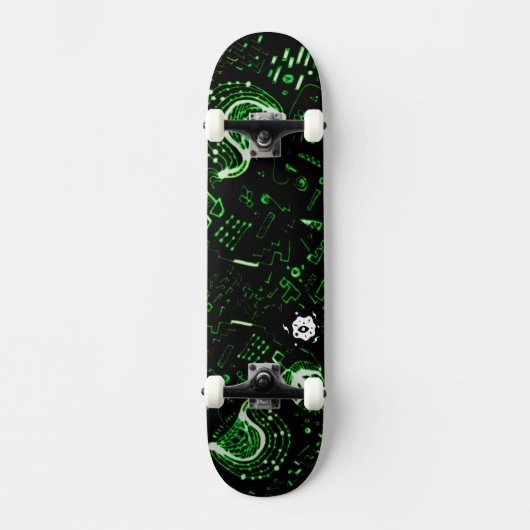 Groovy Green Persoonlijk Skateboard (Voorkant)