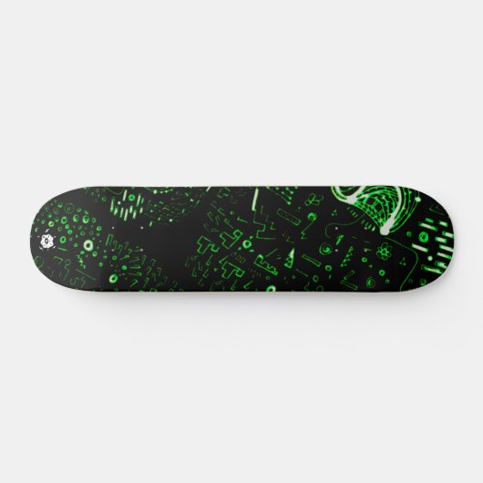 Groovy Green Persoonlijk Skateboard (Horizontaal)