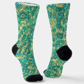 Groovy Green Socks Sokken (Gebogen)