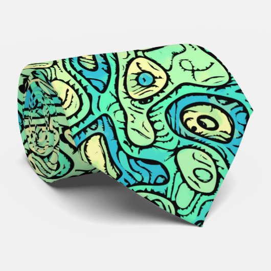 Groovy Green Stropdas (Opgerold)