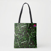 Groovy Green Tote Bag (Voorkant)
