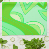 Groovy Greens Theedoek (Gevouwen)