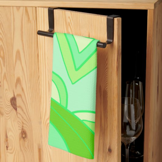 Groovy Greens Theedoek (Derde Gevouwen)
