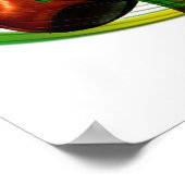 Groovy, Groen Violin Poster (Hoek)