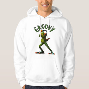 Groovy Groene Kikker Hoodie
