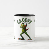 Groovy Groene Kikker Mok (Midden)
