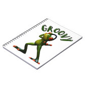 Groovy Groene Kikker Notitieboek (Linkerzijde)