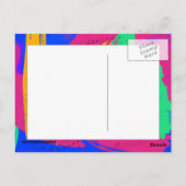 GROOVY GUITAR BRIEFKAART (Achterkant)