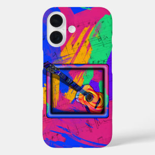 GROOVY GUITAR iPhone 16 HOESJE