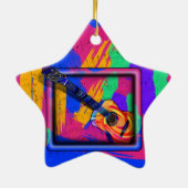 GROOVY GUITAR KERAMISCH ORNAMENT (Achterkant)