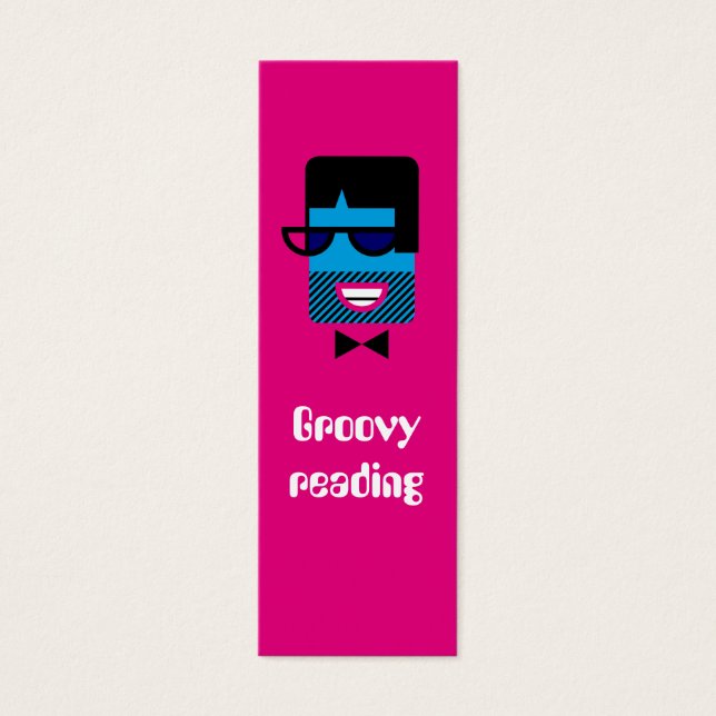 Groovy Guy bladwijzer Mini Visitekaartjes (Voorkant)