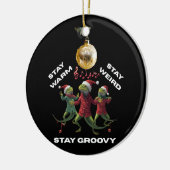 Groovy Hagedis Keramisch Ornament (Links)