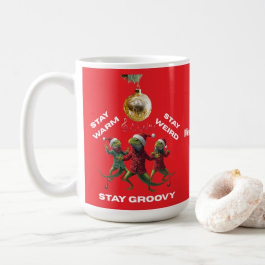 Groovy Hagedissen Koffiemok (Met donut)