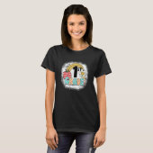 Groovy Hallo eerste klas leraar student terug T-shirt (Voorkant volledig)