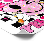 Groovy Hallo Preschool Pre-k Studenten Eerste Dag  Poster (Hoek)