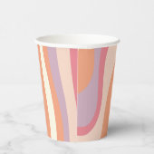 groovy Halloween Birthday Paper Papieren Bekers (Rechts)