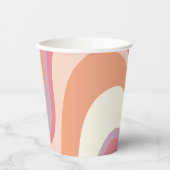 groovy Halloween Birthday Paper Papieren Bekers (Voorkant)