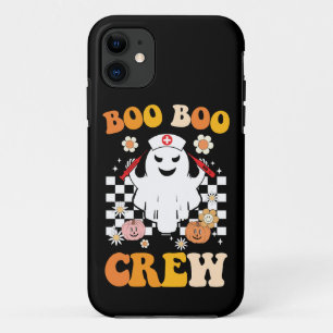 Groovy Halloween Boo Crew Verpleegster Ghost Case-Mate iPhone Case