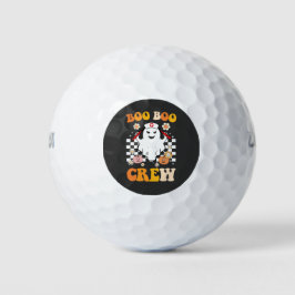 Groovy Halloween Boo Crew Verpleegster Ghost Golfballen