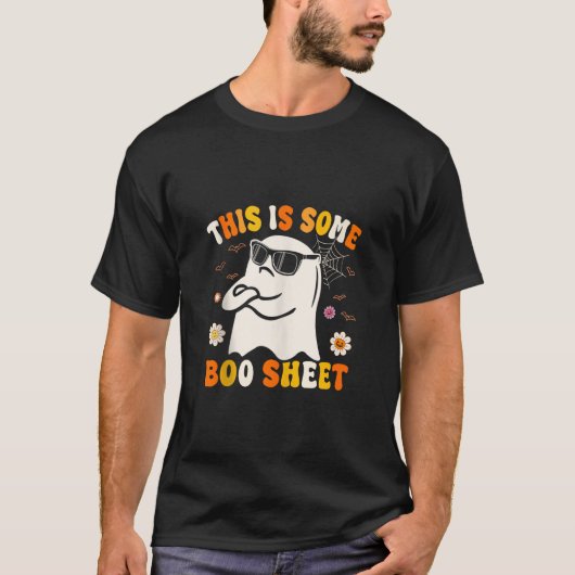 Groovy Halloween Boo Ghost Kostuum Dit is een of a T-shirt (Voorkant)