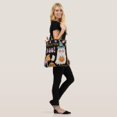 Groovy Halloween Boo Schattigee Trick or treat Cus Tote Bag (Op model)