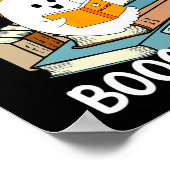 Groovy Halloween Ghost Lees Verder Boeken Biblioth Poster (Hoek)