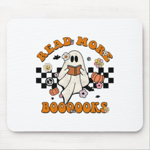 Groovy Halloween Lees meer boeken lezen klusje B Muismat