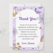 Groovy Halloween Leuke Ghost Bedankkaart (Voorkant)