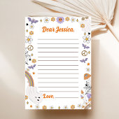 Groovy Halloween Leuke Ghost Time Capsule Note Mes Bedankkaart