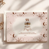 Groovy Halloween Little Boo Baby Raffle Diapper Informatiekaartje