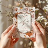 Groovy Halloween Little Boo Baby Raffle Diapper Informatiekaartje