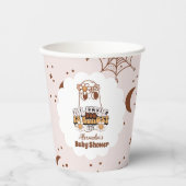 Groovy Halloween Little Boo Baby shower Papieren Bekers (Voorkant)