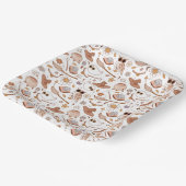 Groovy Halloween Retro Style Geesten Grappig Papieren Bordje (Gebogen)