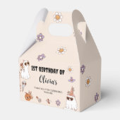 Groovy Halloween Verjaardagsfeestje Bedankdoosjes (Voorkant Zijde)