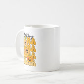 Groovy Halloween Witchy Mama grappige halloween Koffiemok (Voorkant links)