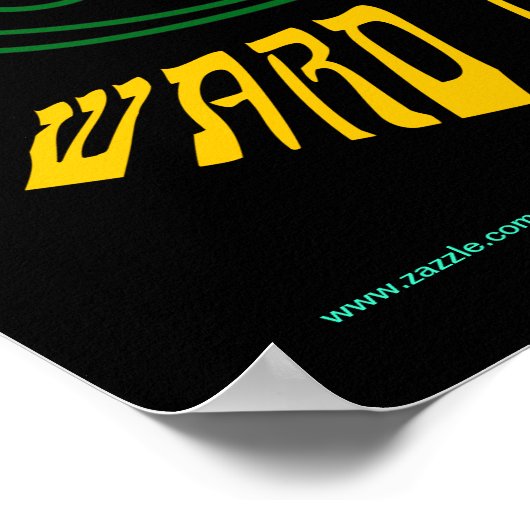 Groovy Hamsa Poster (Hoek)