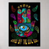 Groovy Hamsa Poster (Voorkant)