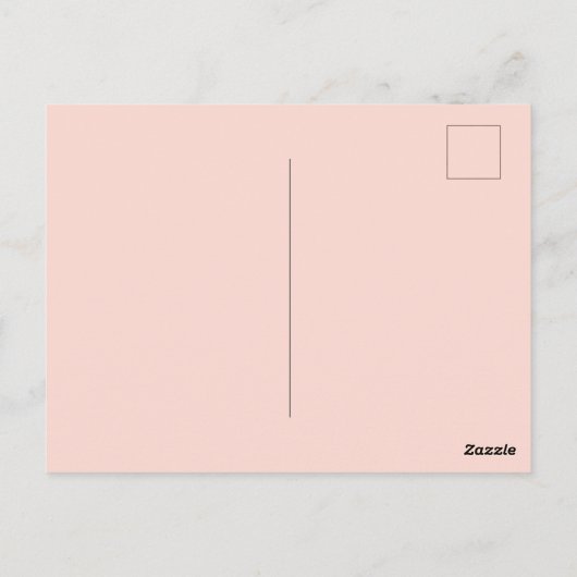 Groovy Hand Drawn Lettering Save the Date Briefkaart (Achterkant)