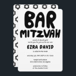 Groovy Handlettering Custom BAR Mitzvah Bold Stars Kaart<br><div class="desc">Perfecte kaart om een bar mitswa aan te kondigen! Hand gemaakte kunst voor u met handlettering aan de voorkant en een patroon aan de achterkant! VOLLEDIG ! Klik op "Personaliseren" hierboven om de tekst te bewerken. Klik op "bewerken met ontwerpgereedschap" om de lettertypen, kleuren en plaatsingen aan te passen en...</div>