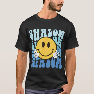 Groovy Hanukkah Chanukah Joodse pyjama glimlach ge T-shirt