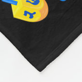 Groovy Hanukkah Vibes Chanukah Pajama Happy Hanukk Fleece Deken (Hoek)