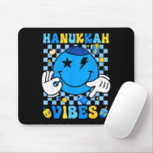 Groovy Hanukkah Vibes Chanukah Pajama Happy Hanukk Muismat (Met muis)