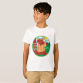 Groovy Happy Camper Beer T-Shirt (Voorkant volledig)