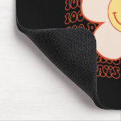 Groovy Happy Face 100 dagen van de school Schattig Muismat (Hoek)