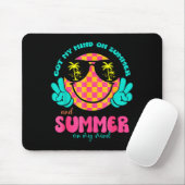 Groovy Happy Face Summer Vibes Got My Mind On Summ Muismat (Met muis)
